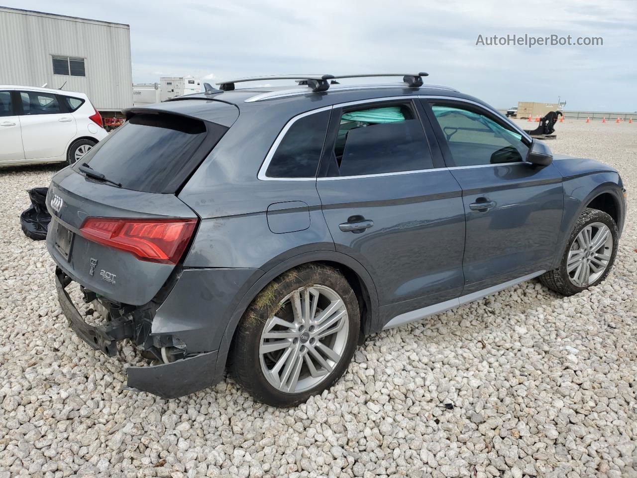 2018 Audi Q5 Premium Plus Gray vin: WA1BNAFY5J2221980