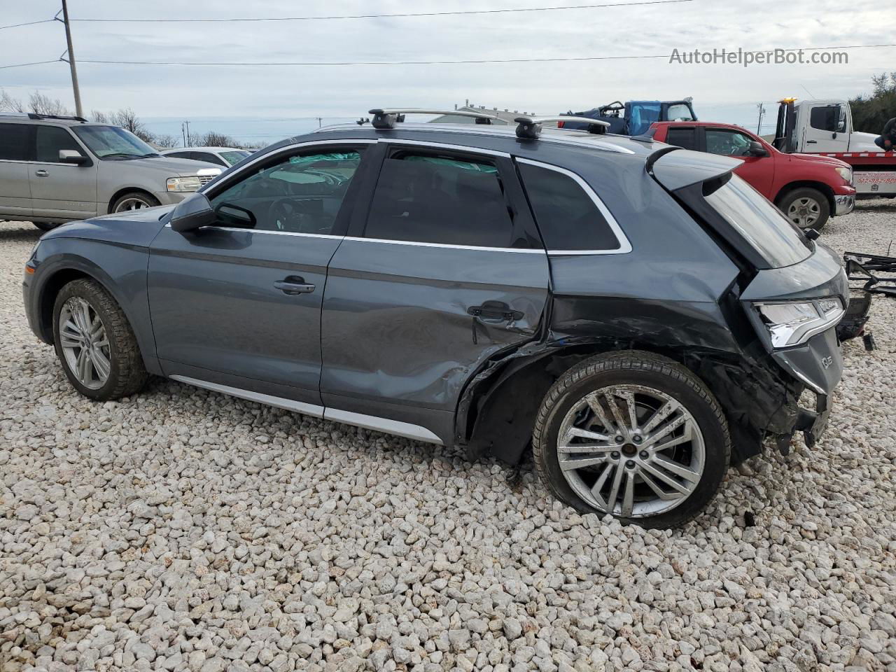 2018 Audi Q5 Premium Plus Gray vin: WA1BNAFY5J2221980