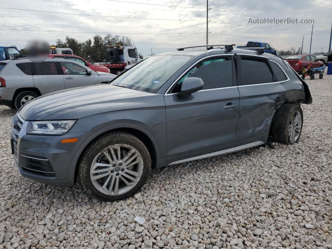 2018 Audi Q5 Premium Plus Gray vin: WA1BNAFY5J2221980