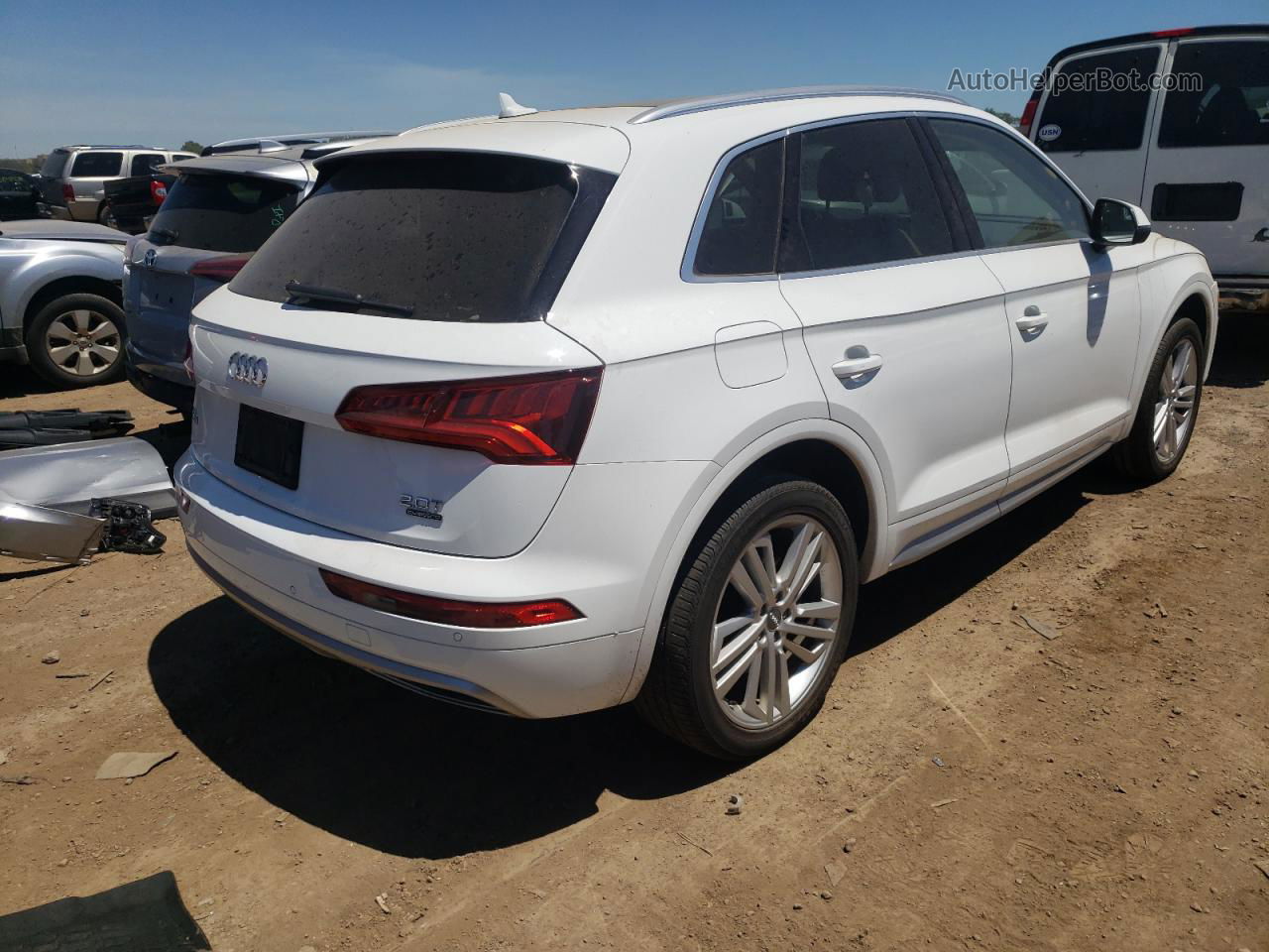 2018 Audi Q5 Premium Plus White vin: WA1BNAFY5J2240819