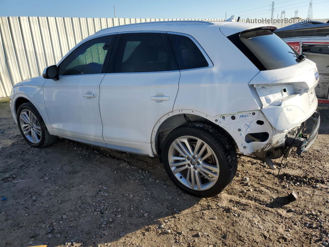 2018 Audi Q5 Premium Plus White vin: WA1BNAFY6J2062158