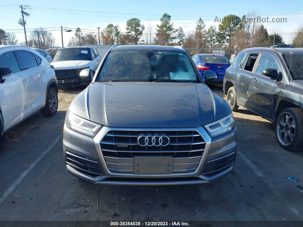 2018 Audi Q5 2.0t Premium/2.0t Tech Premium Gray vin: WA1BNAFY6J2072043