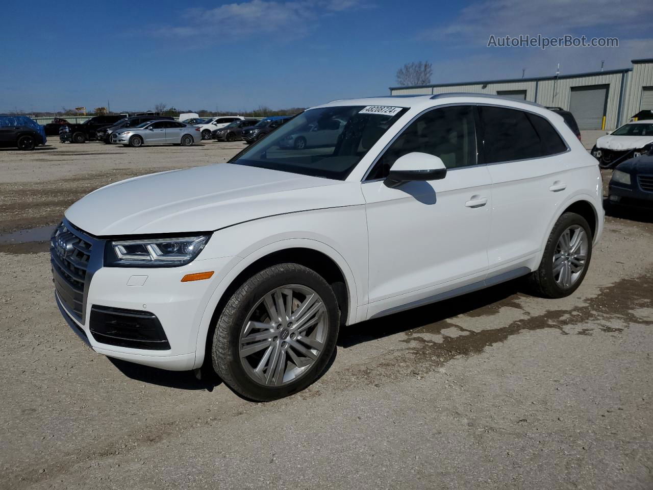 2018 Audi Q5 Premium Plus White vin: WA1BNAFY6J2088839