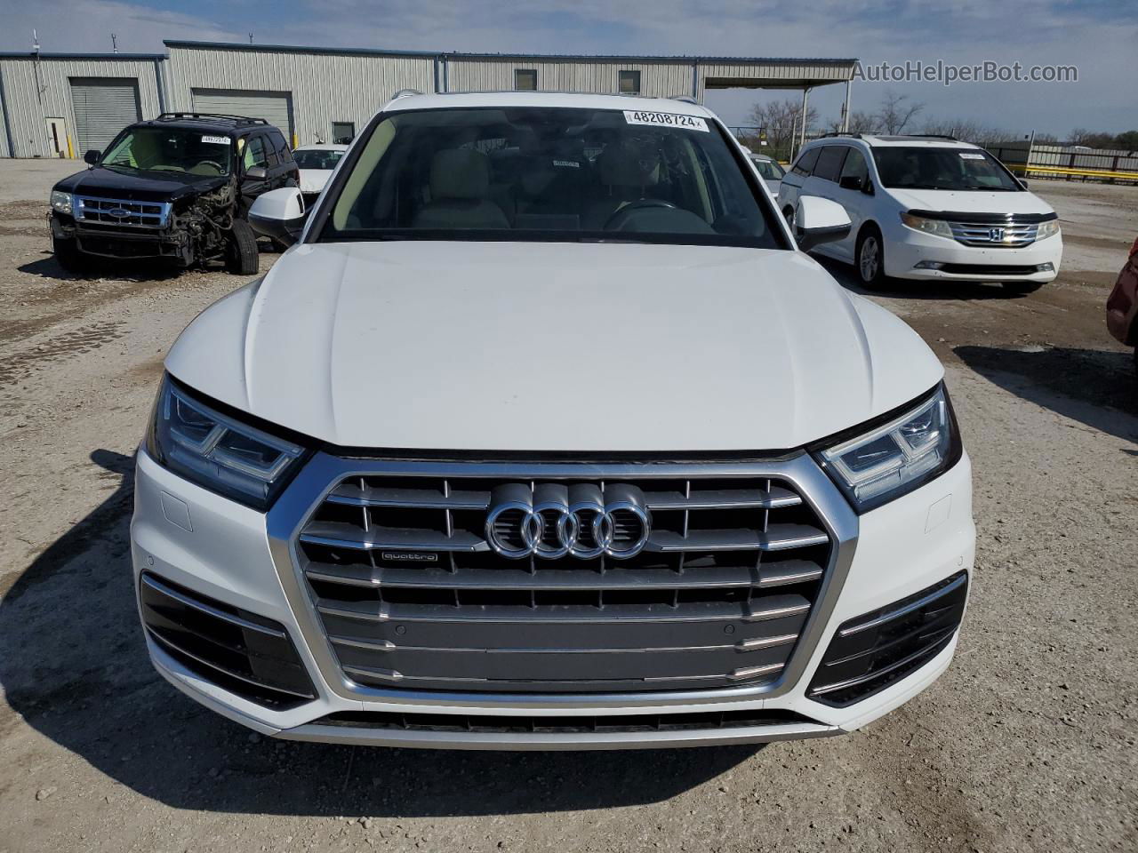 2018 Audi Q5 Premium Plus White vin: WA1BNAFY6J2088839