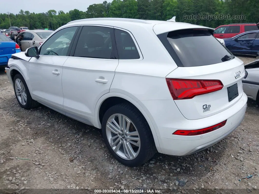 2018 Audi Q5 2.0t Premium/2.0t Tech Premium White vin: WA1BNAFY6J2107129