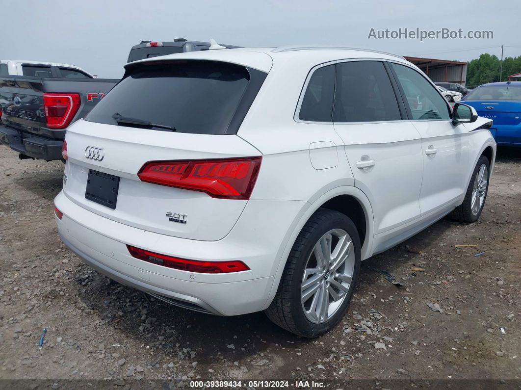 2018 Audi Q5 2.0t Premium/2.0t Tech Premium White vin: WA1BNAFY6J2107129