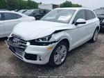 2018 Audi Q5 2.0t Premium/2.0t Tech Premium White vin: WA1BNAFY6J2107129