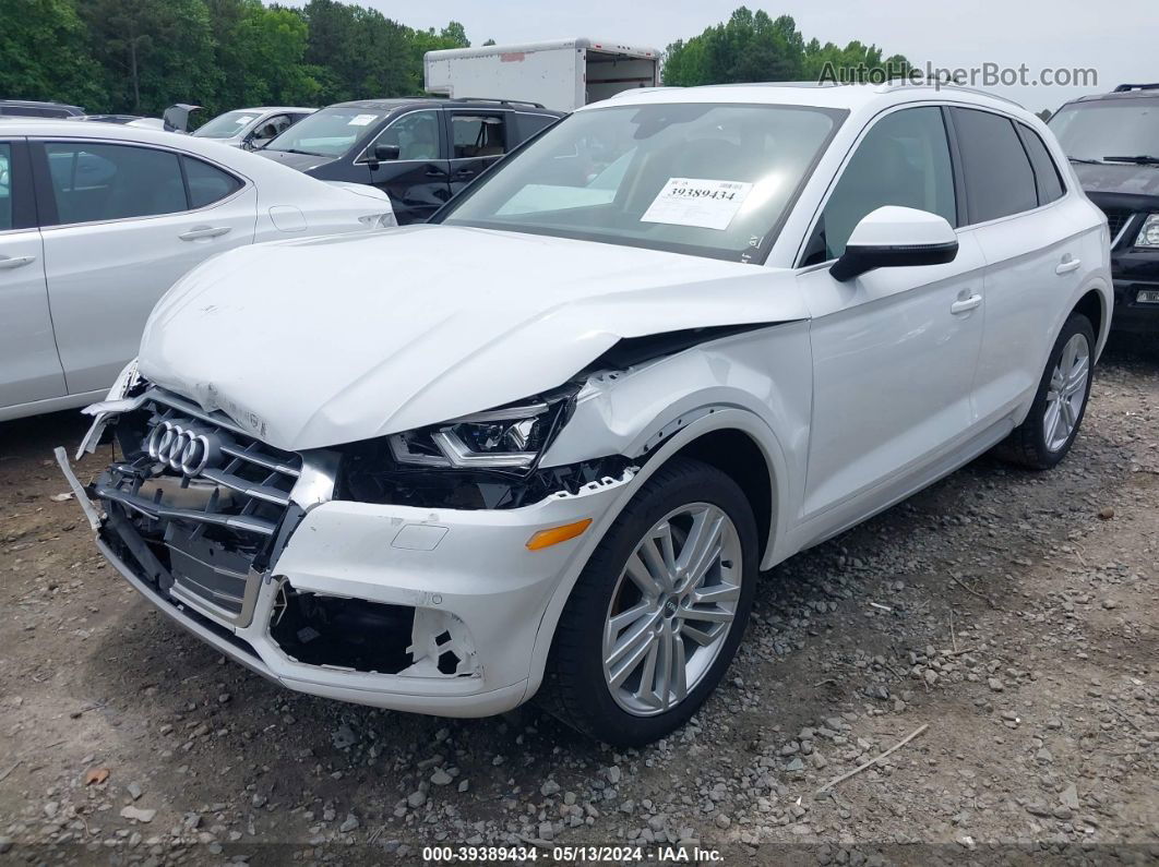 2018 Audi Q5 2.0t Premium/2.0t Tech Premium White vin: WA1BNAFY6J2107129