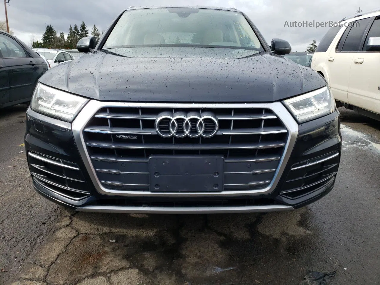 2018 Audi Q5 Premium Plus Blue vin: WA1BNAFY6J2170490