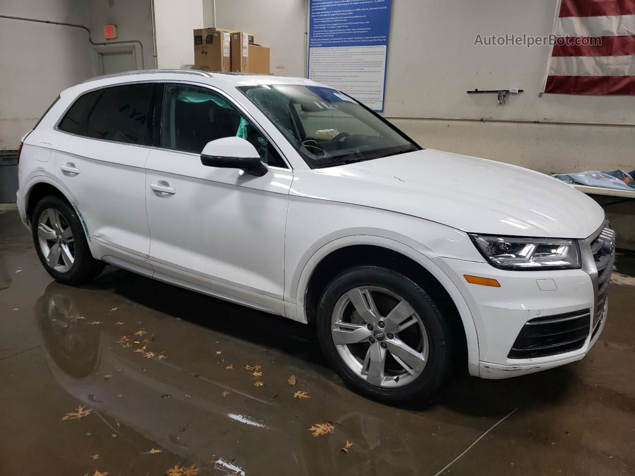 2018 Audi Q5 Premium Plus White vin: WA1BNAFY6J2187306