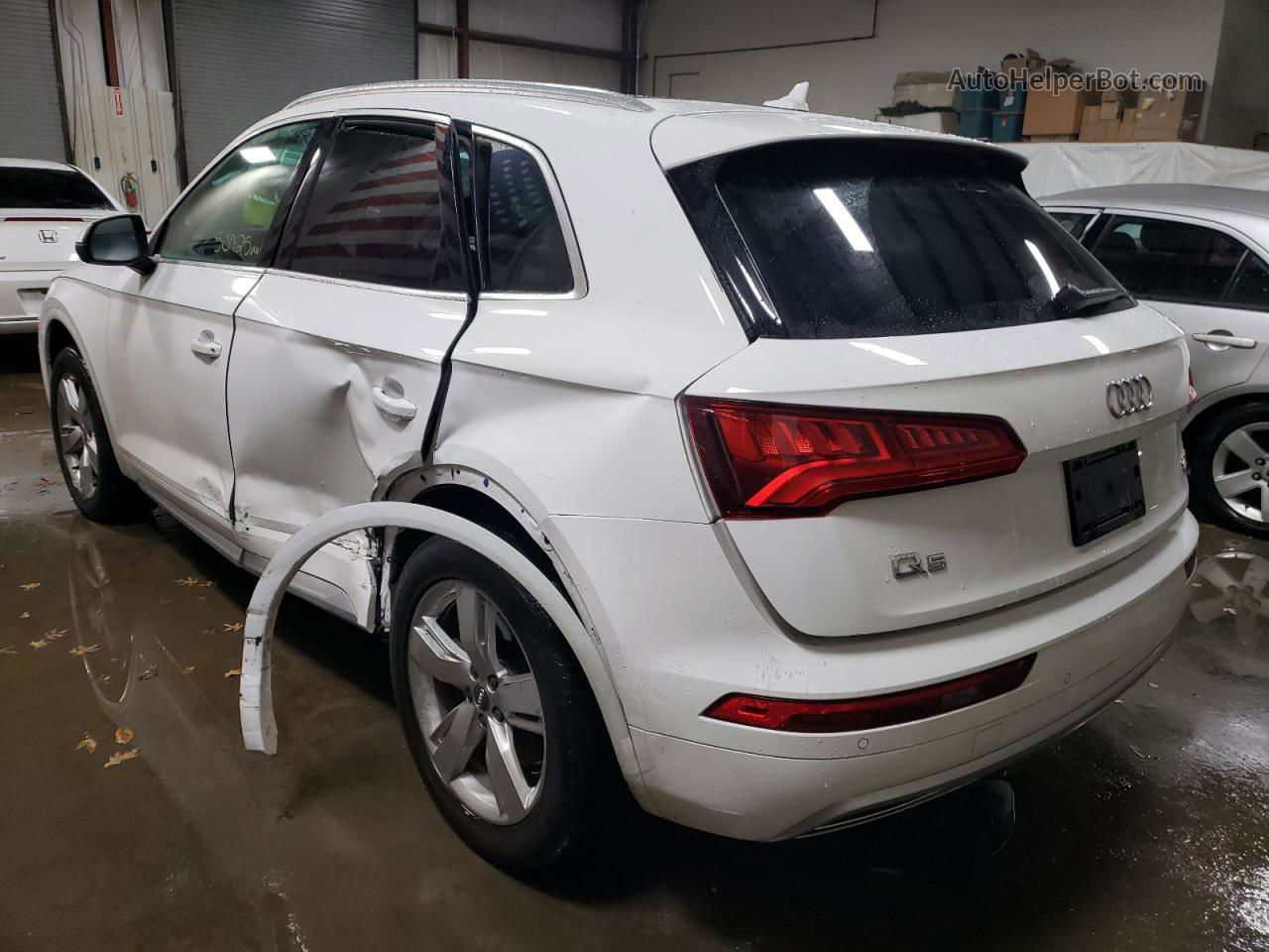 2018 Audi Q5 Premium Plus White vin: WA1BNAFY6J2187306