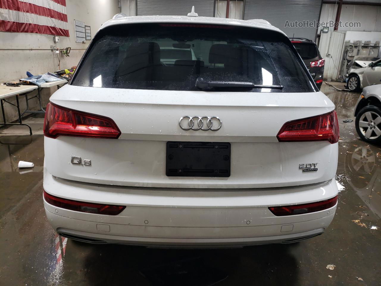 2018 Audi Q5 Premium Plus White vin: WA1BNAFY6J2187306