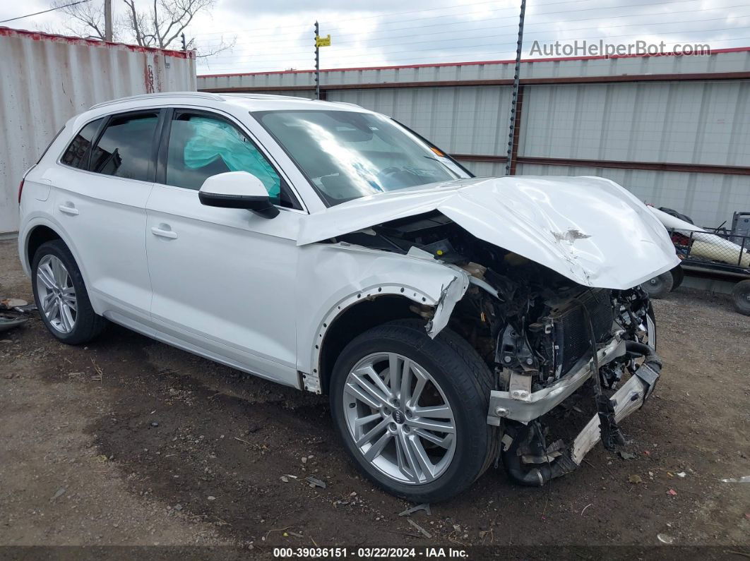 2018 Audi Q5 2.0t Premium/2.0t Tech Premium White vin: WA1BNAFY6J2206677