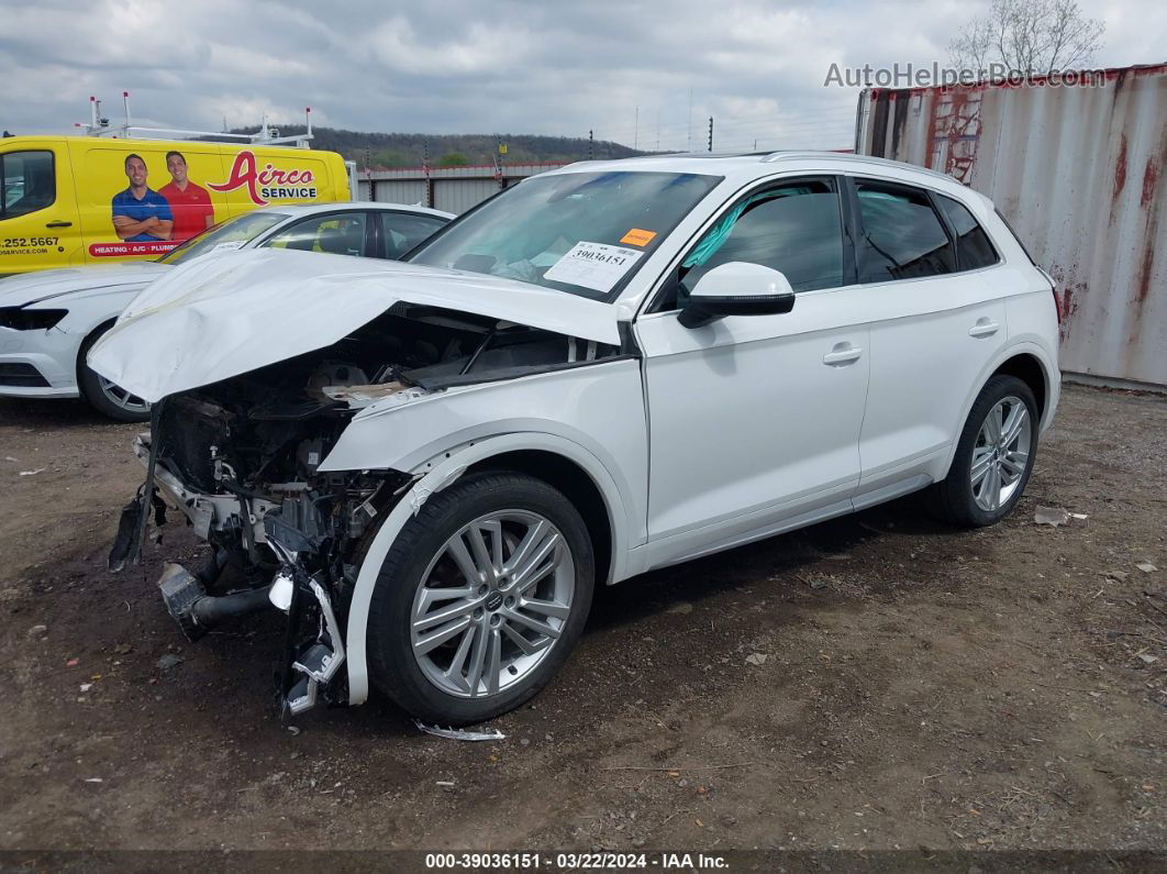 2018 Audi Q5 2.0t Premium/2.0t Tech Premium White vin: WA1BNAFY6J2206677