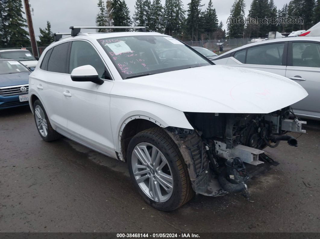 2018 Audi Q5 2.0t Premium/2.0t Tech Premium Белый vin: WA1BNAFY6J2220174