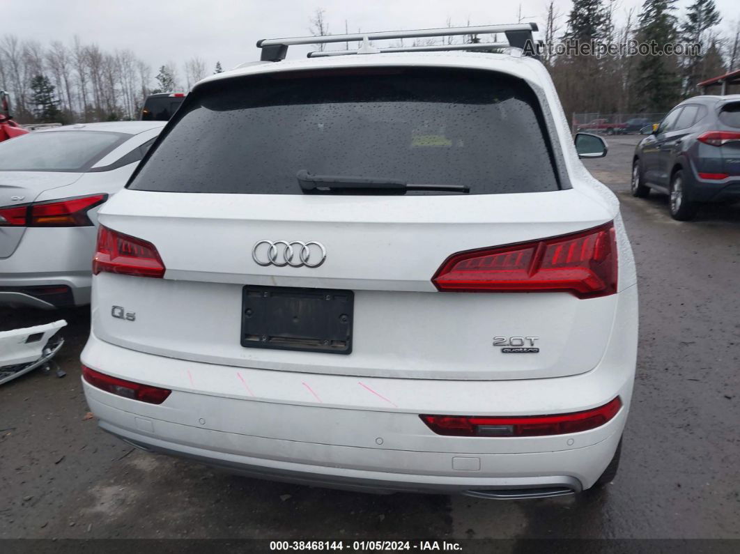 2018 Audi Q5 2.0t Premium/2.0t Tech Premium White vin: WA1BNAFY6J2220174