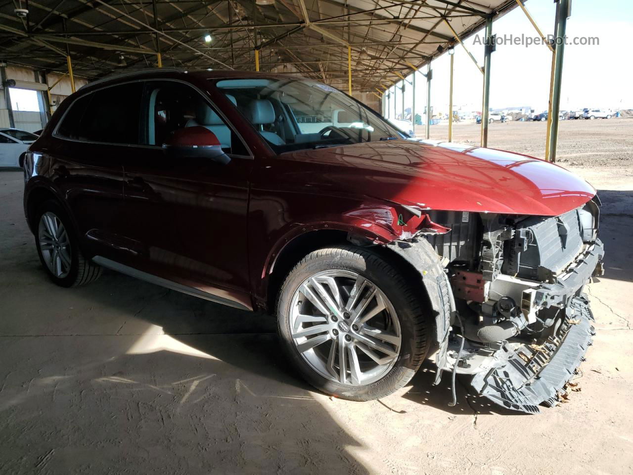 2018 Audi Q5 Premium Plus Red vin: WA1BNAFY6J2225973