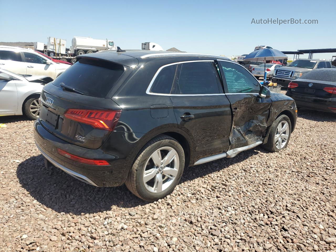 2018 Audi Q5 Premium Plus Черный vin: WA1BNAFY7J2022624