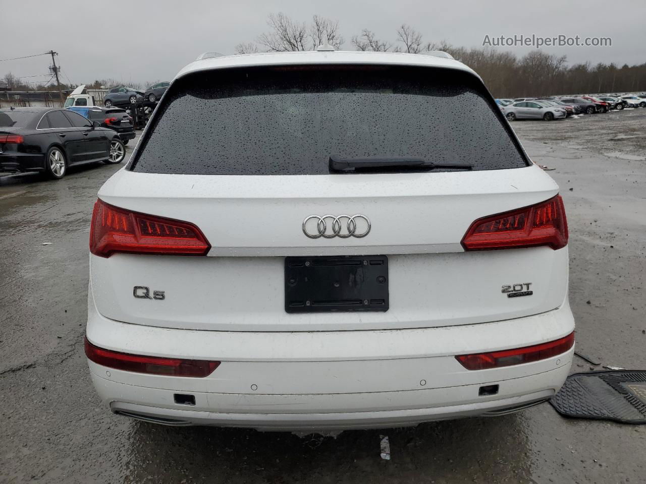 2018 Audi Q5 Premium Plus White vin: WA1BNAFY7J2107320