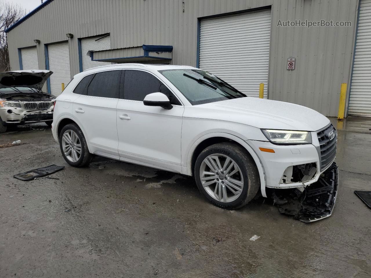 2018 Audi Q5 Premium Plus White vin: WA1BNAFY7J2107320