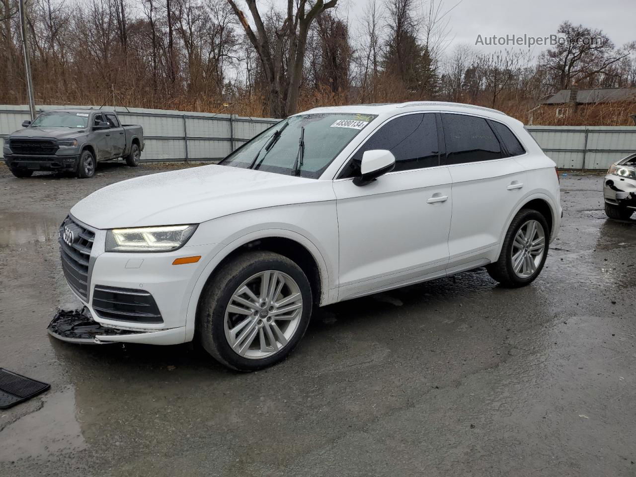 2018 Audi Q5 Premium Plus White vin: WA1BNAFY7J2107320