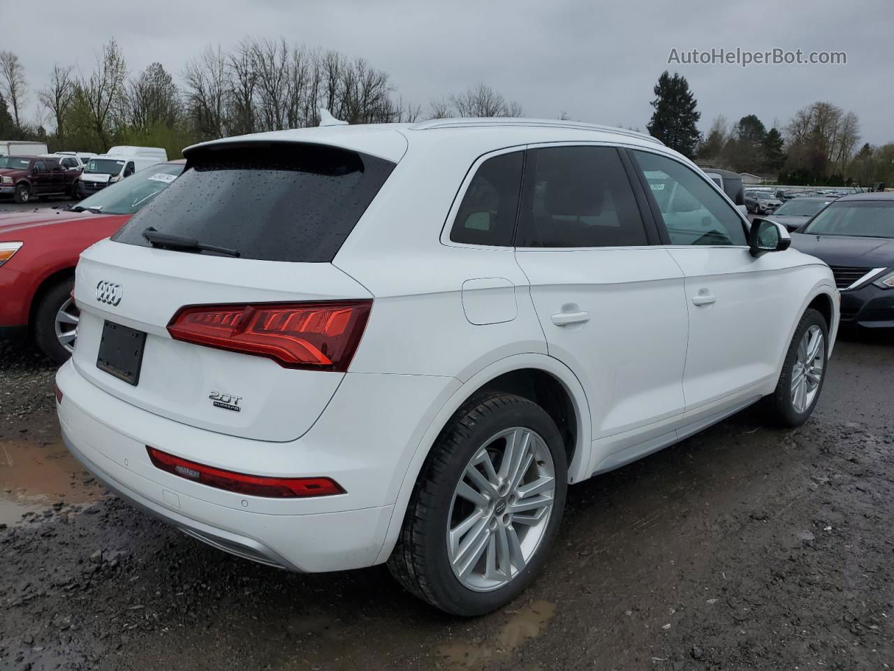 2018 Audi Q5 Premium Plus White vin: WA1BNAFY7J2112176