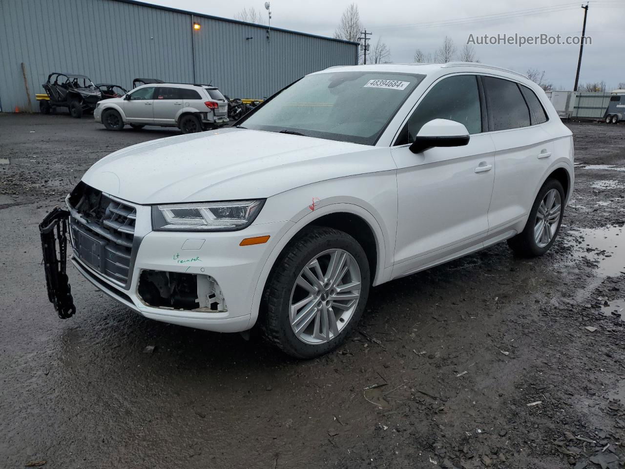 2018 Audi Q5 Premium Plus Белый vin: WA1BNAFY7J2112176