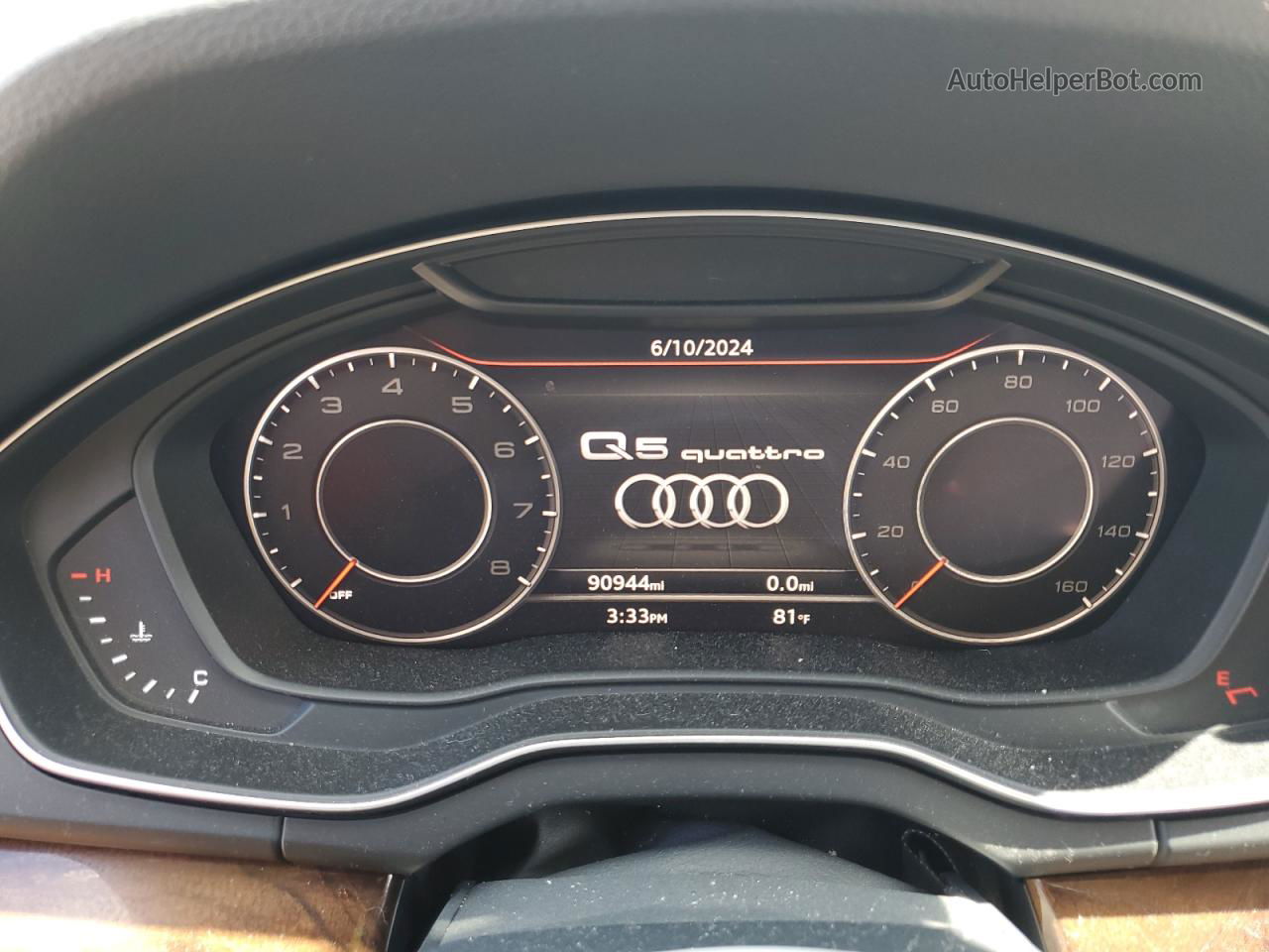 2018 Audi Q5 Premium Plus White vin: WA1BNAFY7J2133254