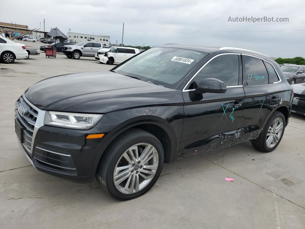 2018 Audi Q5 Premium Plus Черный vin: WA1BNAFY7J2209314