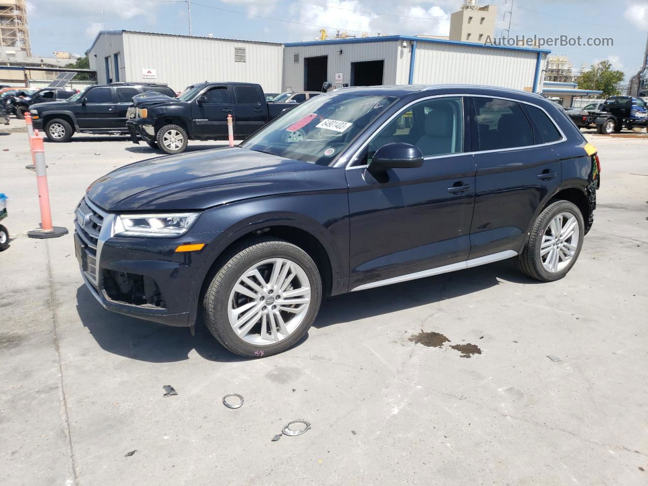 2018 Audi Q5 Premium Plus Blue vin: WA1BNAFY7J2211533