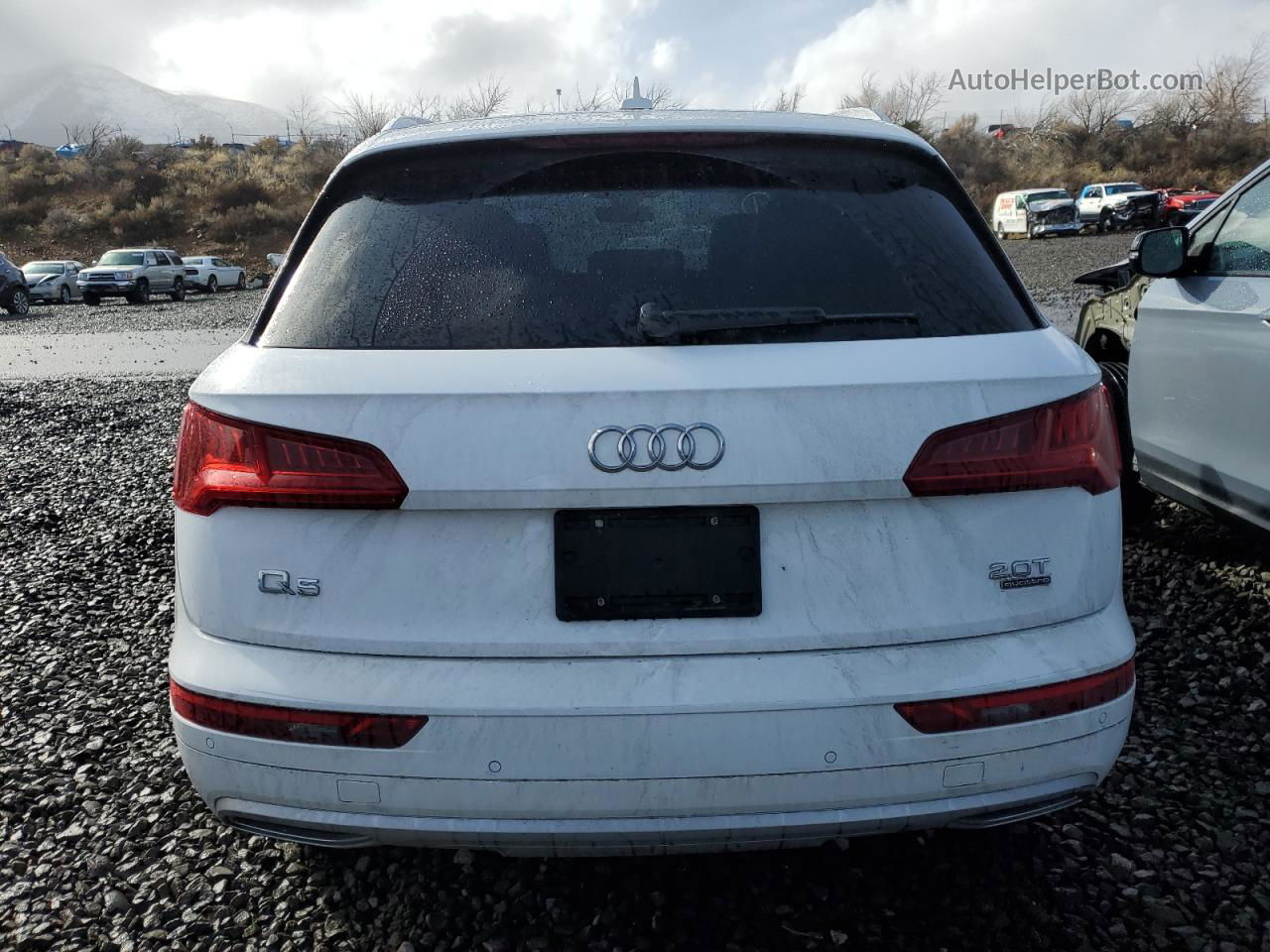 2018 Audi Q5 Premium Plus White vin: WA1BNAFY7J2215453