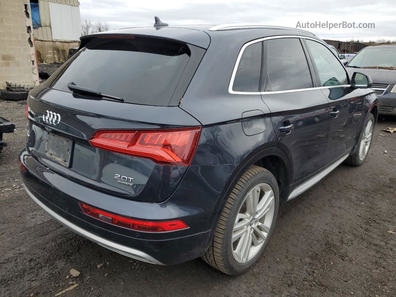 2018 Audi Q5 Premium Plus Blue vin: WA1BNAFY7J2235850