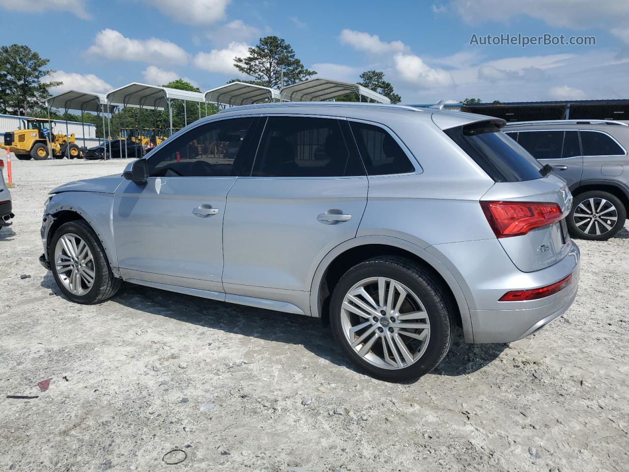 2018 Audi Q5 Premium Plus Silver vin: WA1BNAFY7J2237842