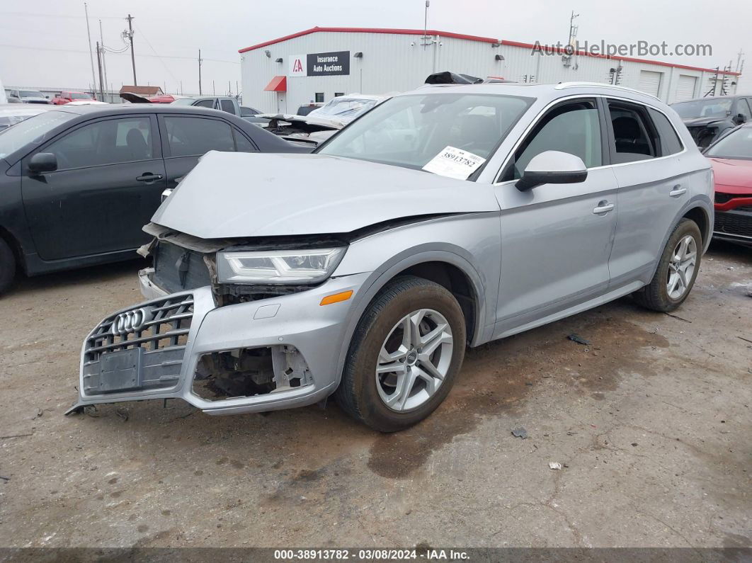 2018 Audi Q5 2.0t Premium/2.0t Tech Premium Silver vin: WA1BNAFY8J2056197