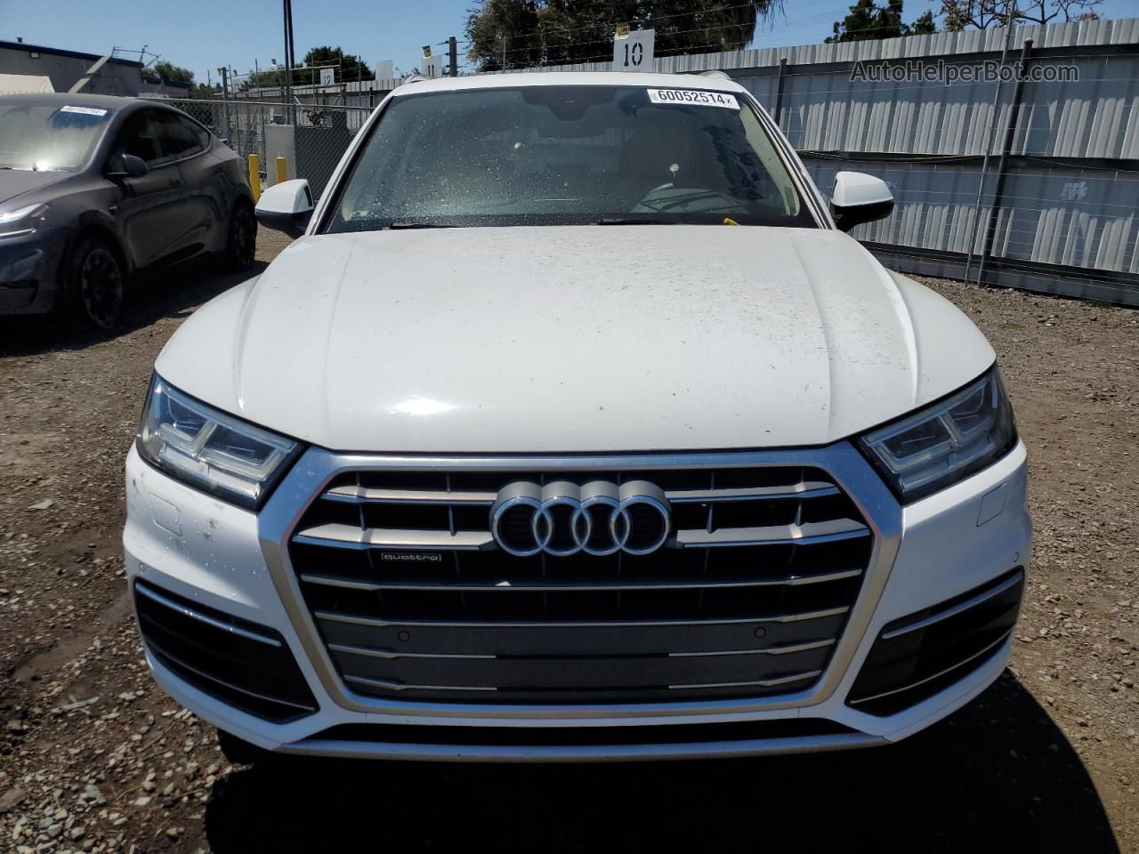 2018 Audi Q5 Premium Plus White vin: WA1BNAFY8J2086591