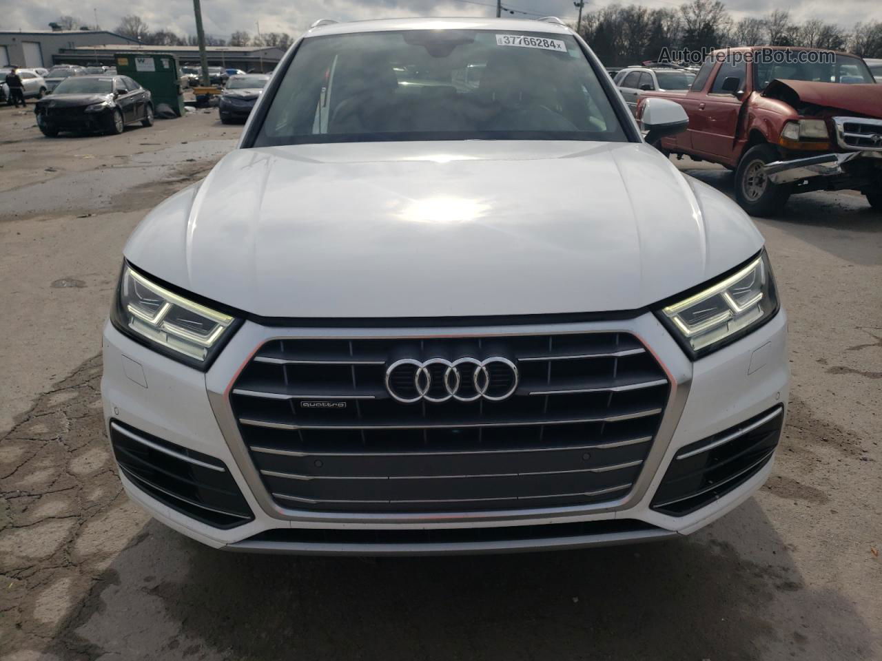 2018 Audi Q5 Premium Plus White vin: WA1BNAFY8J2117306