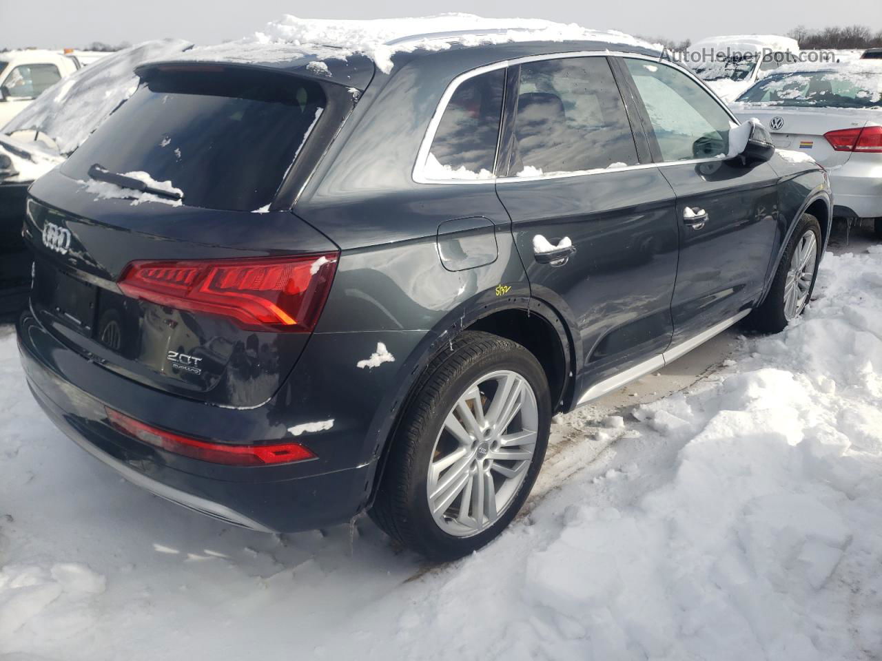 2018 Audi Q5 Premium Plus Gray vin: WA1BNAFY8J2227191