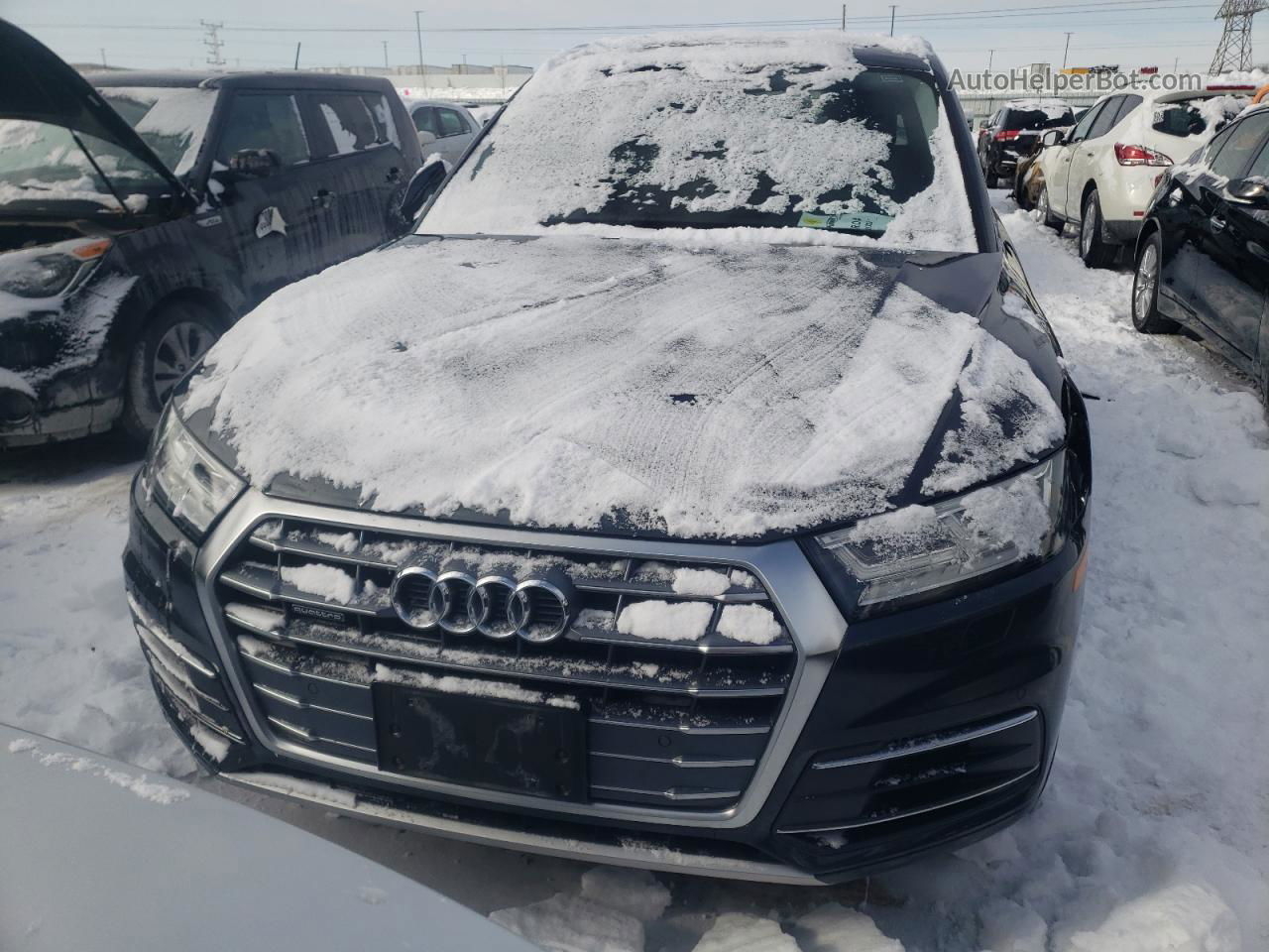 2018 Audi Q5 Premium Plus Gray vin: WA1BNAFY8J2227191