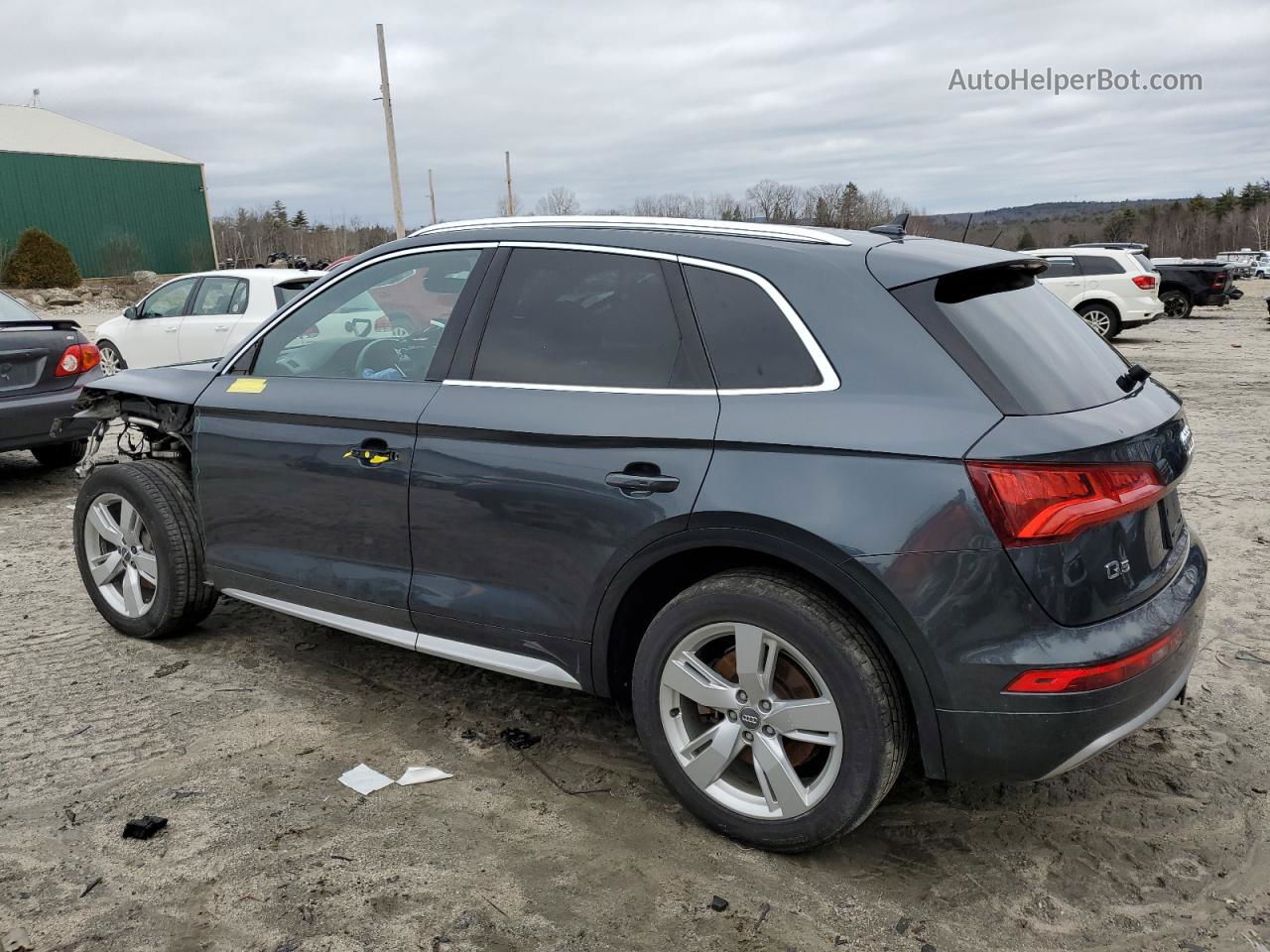 2018 Audi Q5 Premium Plus Blue vin: WA1BNAFY8J2245948