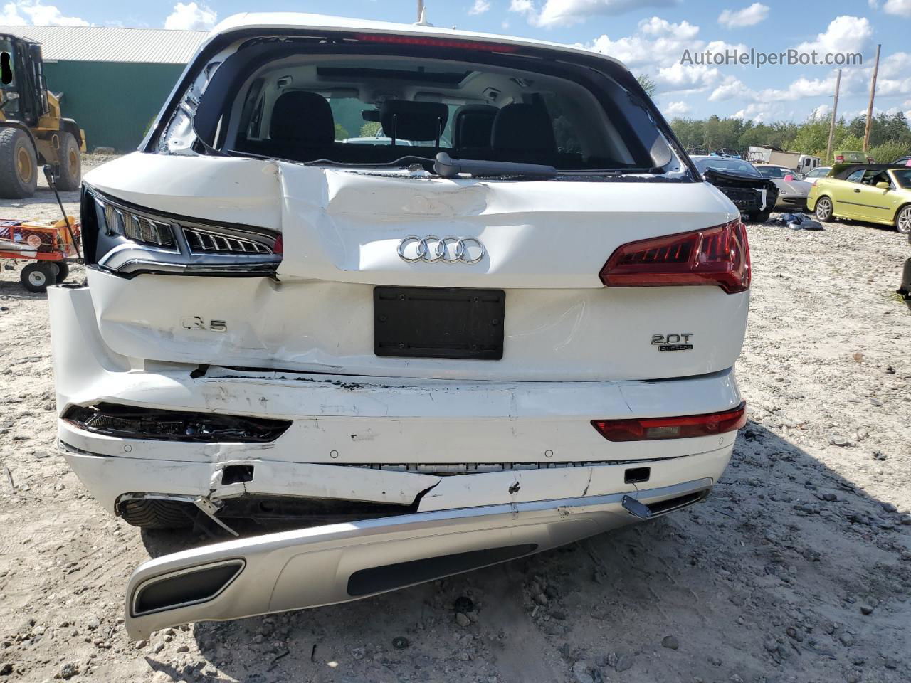 2018 Audi Q5 Premium Plus White vin: WA1BNAFY9J2038579