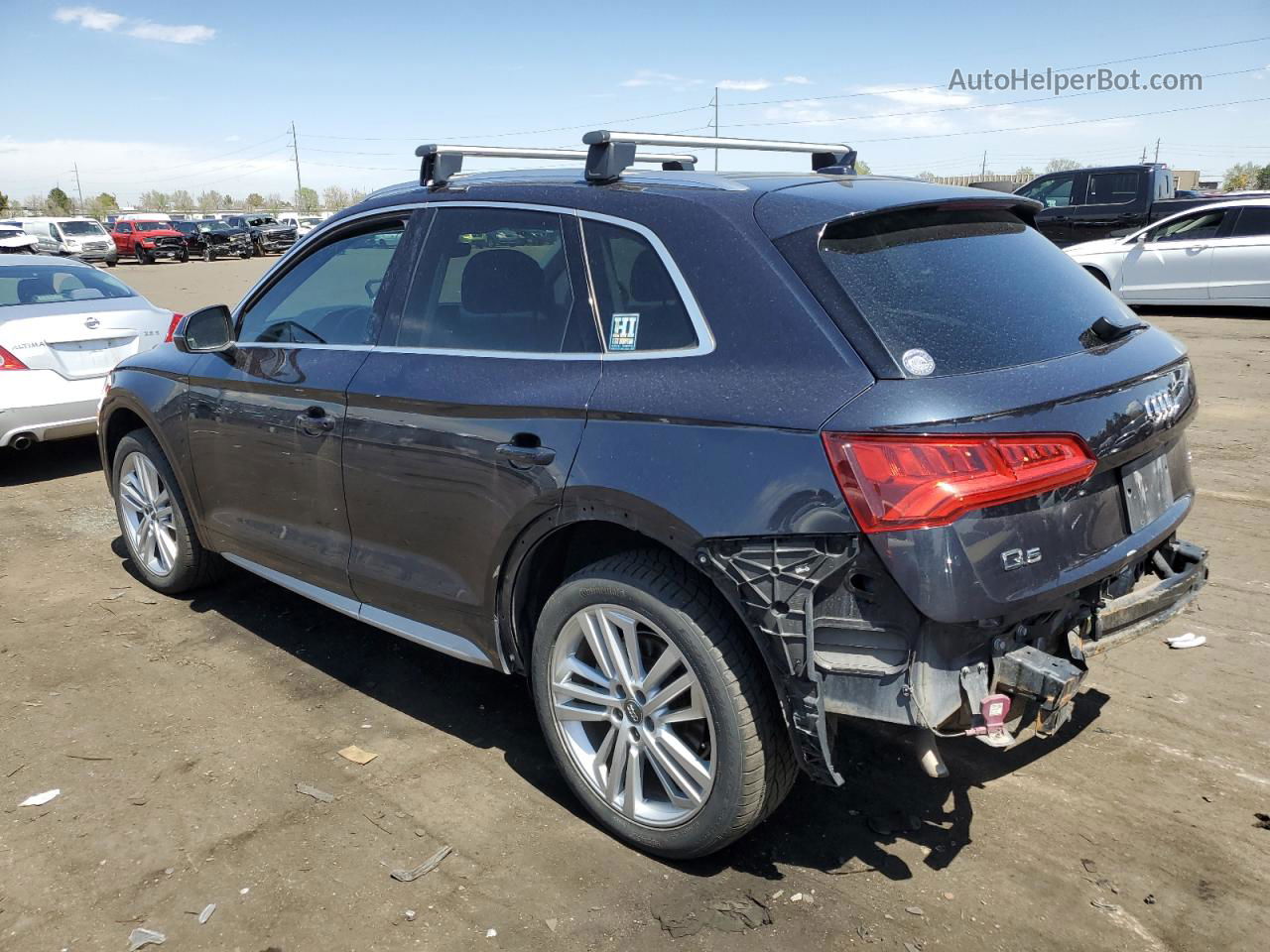 2018 Audi Q5 Premium Plus Blue vin: WA1BNAFY9J2044947