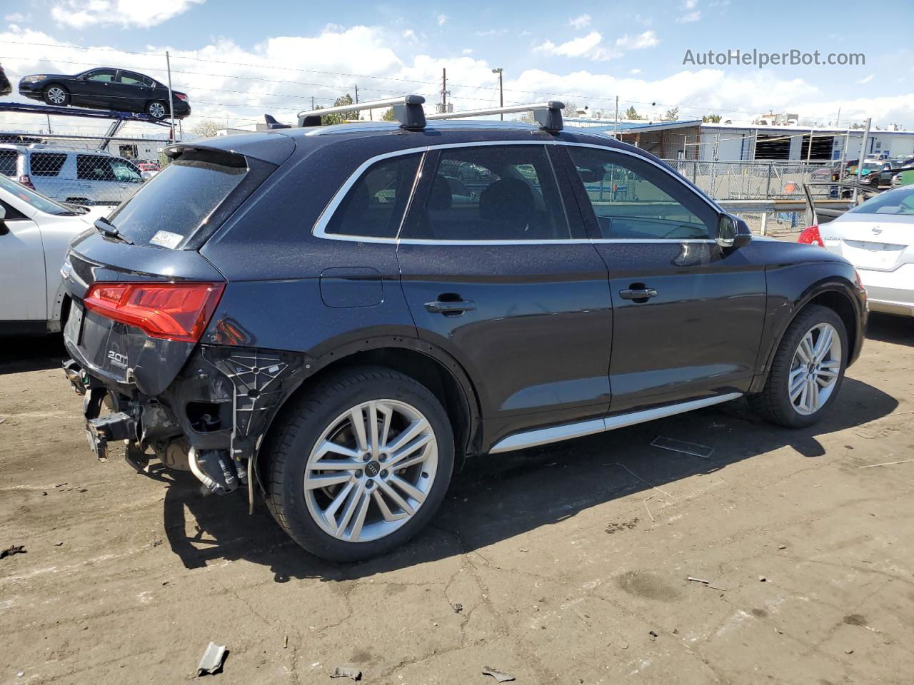 2018 Audi Q5 Premium Plus Blue vin: WA1BNAFY9J2044947