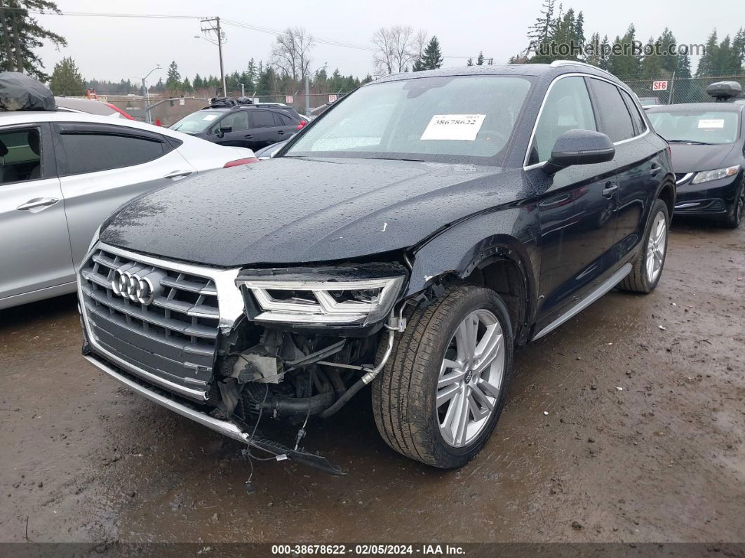 2018 Audi Q5 2.0t Premium/2.0t Tech Premium Blue vin: WA1BNAFY9J2064681