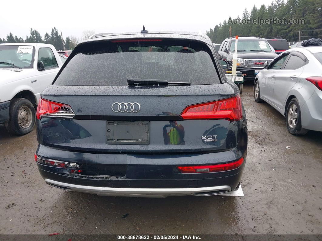 2018 Audi Q5 2.0t Premium/2.0t Tech Premium Синий vin: WA1BNAFY9J2064681