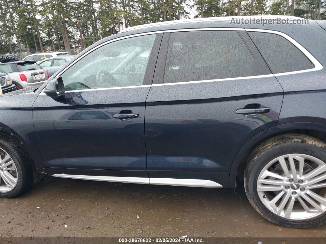 2018 Audi Q5 2.0t Premium/2.0t Tech Premium Синий vin: WA1BNAFY9J2064681