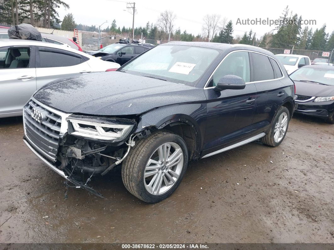 2018 Audi Q5 2.0t Premium/2.0t Tech Premium Blue vin: WA1BNAFY9J2064681