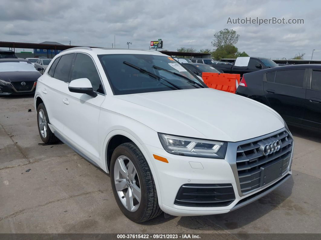 2018 Audi Q5 Premium Plus White vin: WA1BNAFY9J2190426