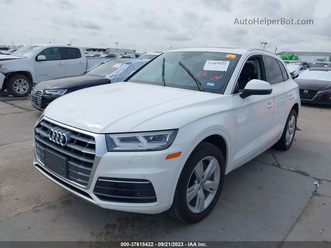 2018 Audi Q5 Premium Plus White vin: WA1BNAFY9J2190426