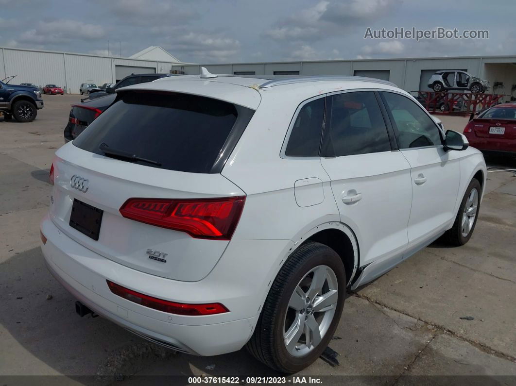 2018 Audi Q5 Premium Plus White vin: WA1BNAFY9J2190426