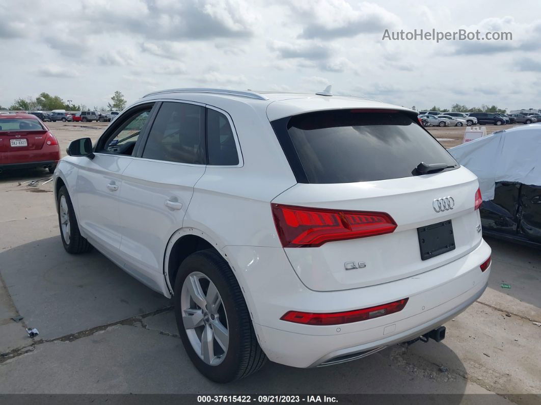 2018 Audi Q5 Premium Plus Белый vin: WA1BNAFY9J2190426